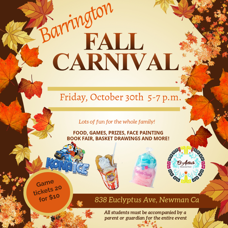 Fall Carnival flyer