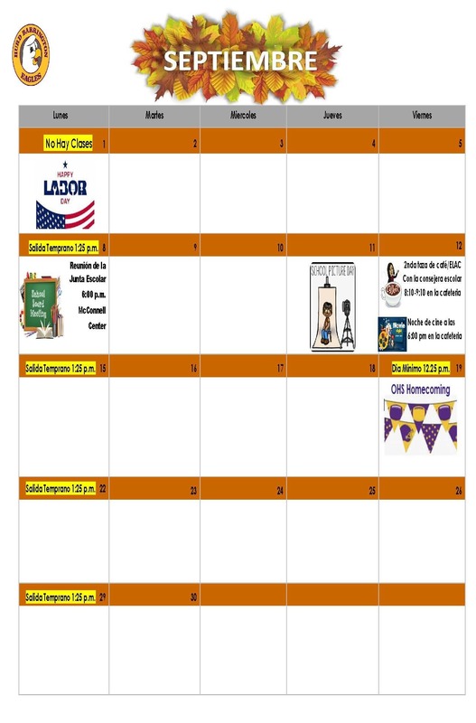 September Calendar
