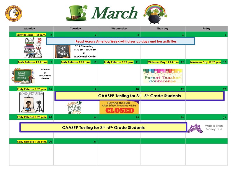 March calendar