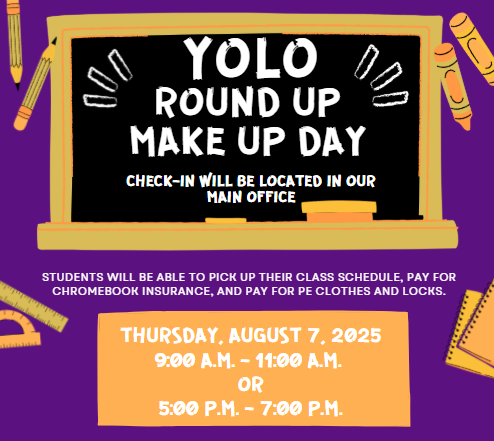 Yolo Round Up Make up Day 2025
