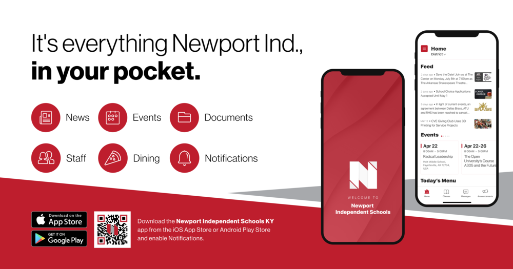 it's everything Newport Independent Schools in your pocket