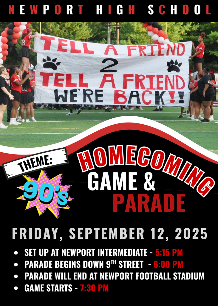 Homecoming Game & Parade - Friday, September 12th 