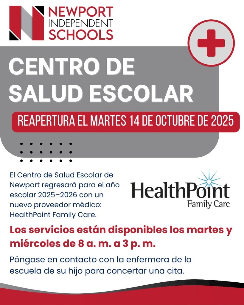 Spanish version - school-based health center re-opening