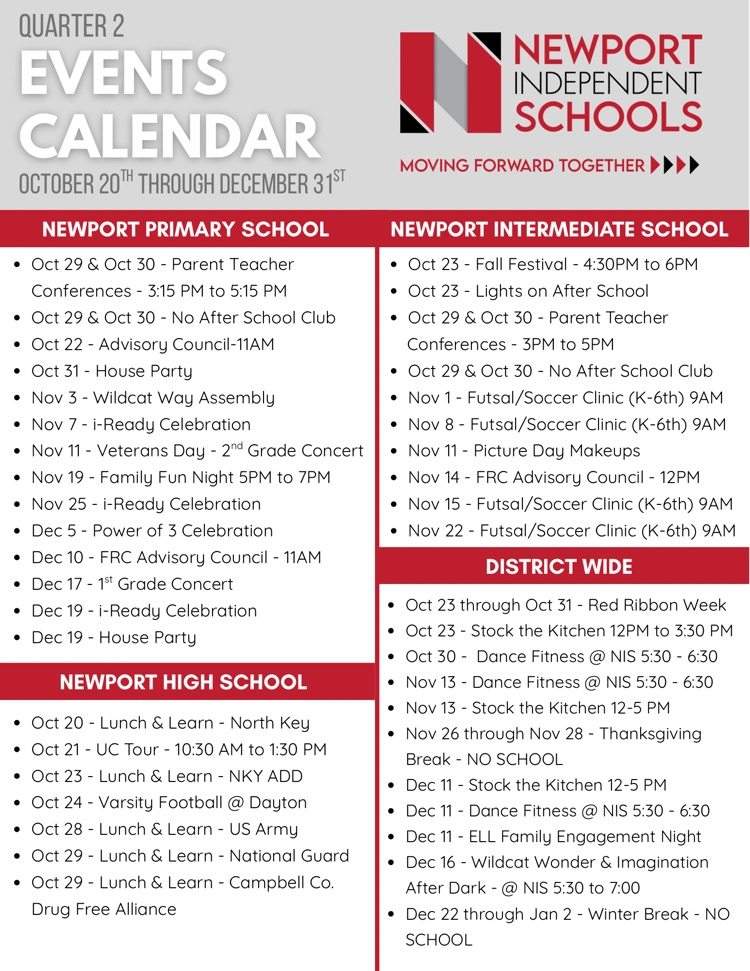 Quarter 2 District Events 