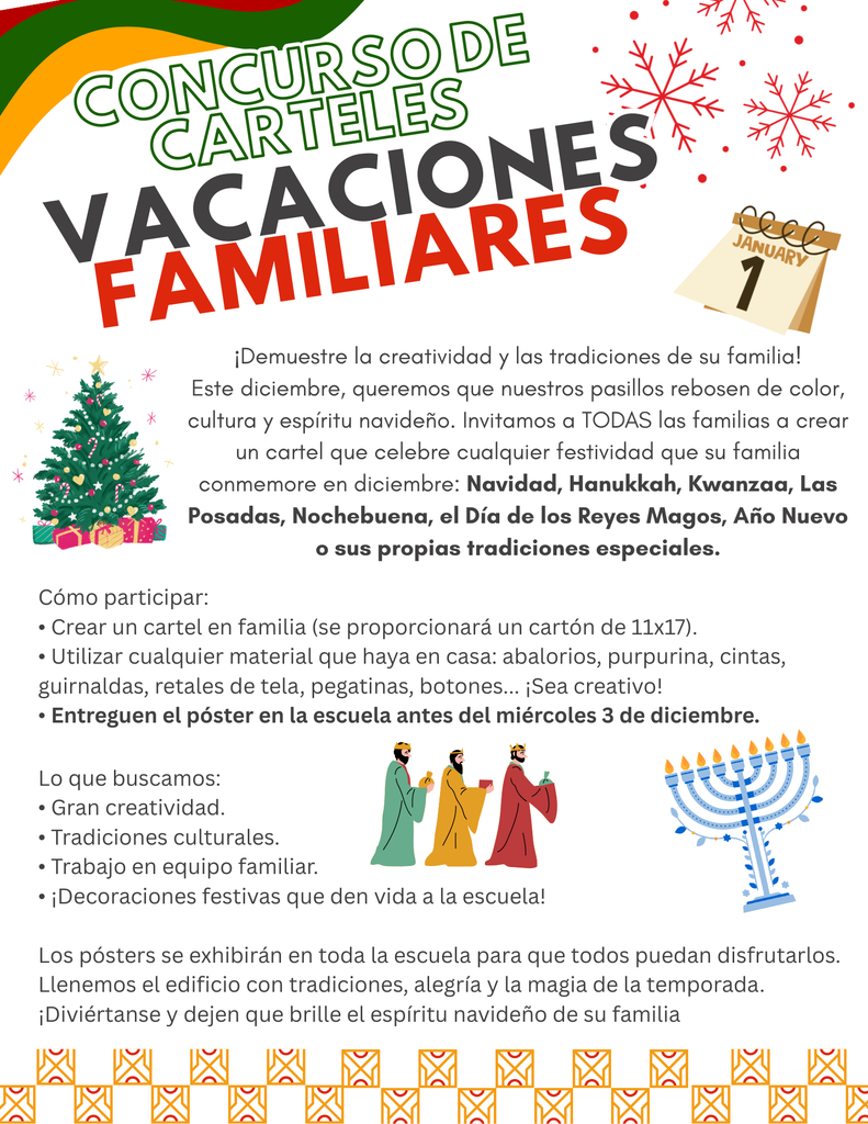 Family Holiday Poster Contest