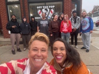 NSOI Students at local barber shop
