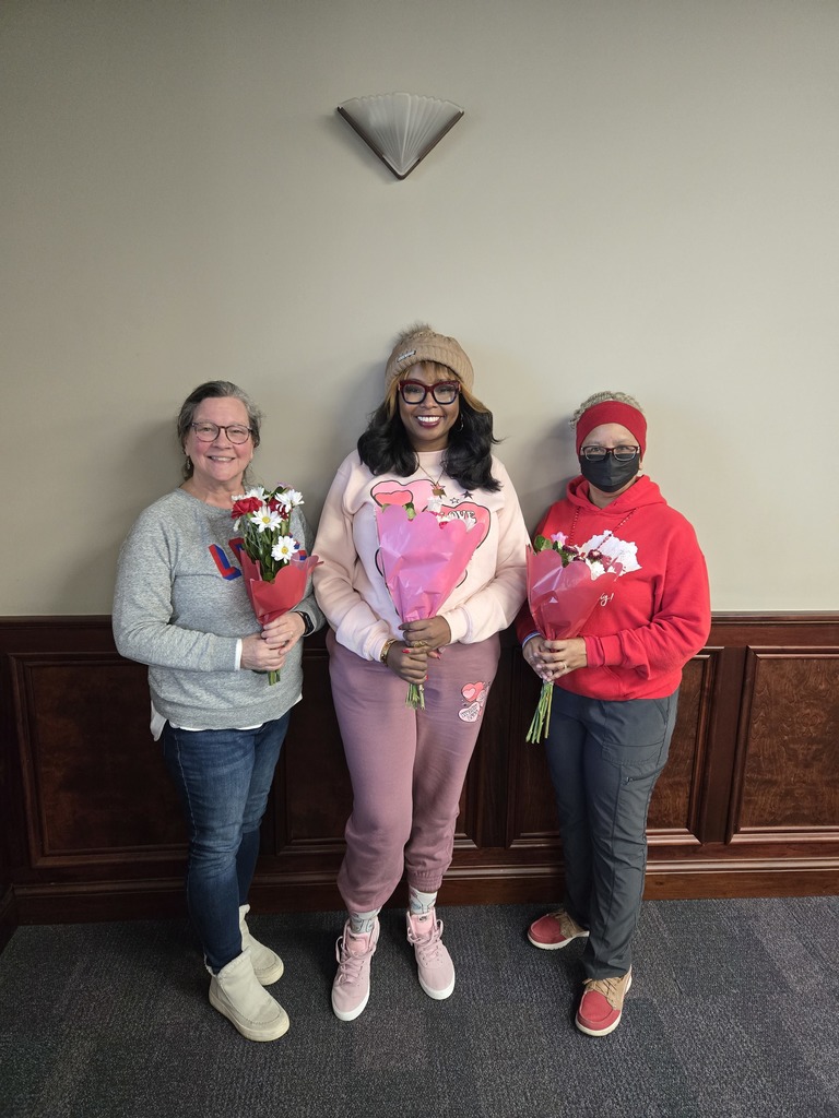 Picture of Newport Independent FRYSC Coordinators: Left to right - Ms. Molly, Ms. Blackwell, and Ms. Watts