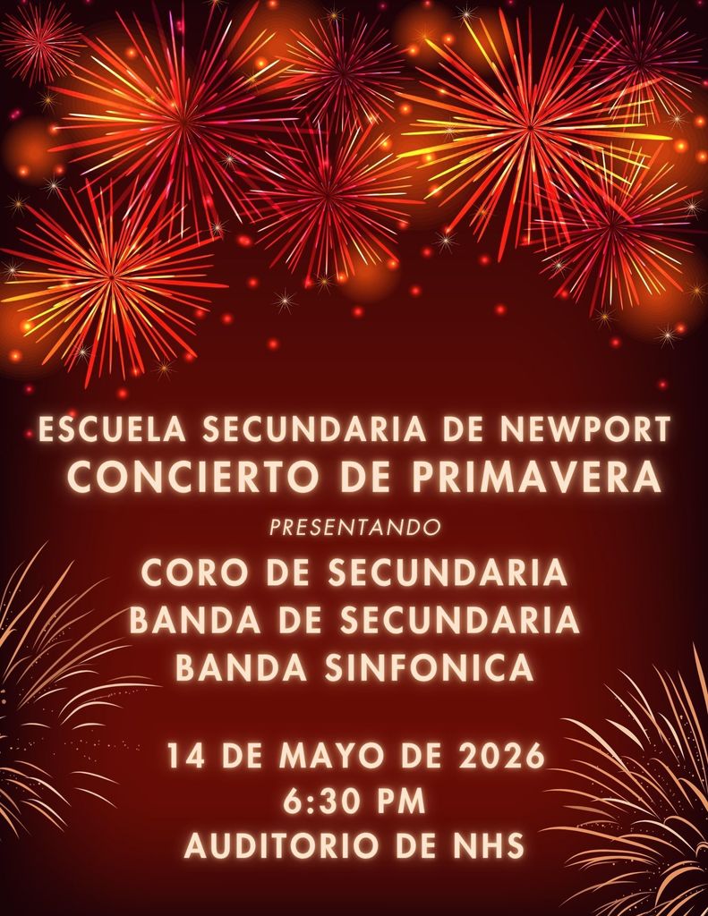 Spring Concert Poster (Spanish)