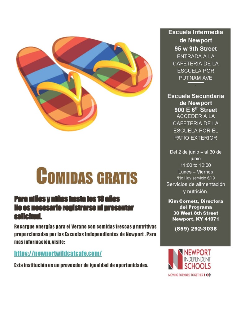 Summer Program Spanish Flyer