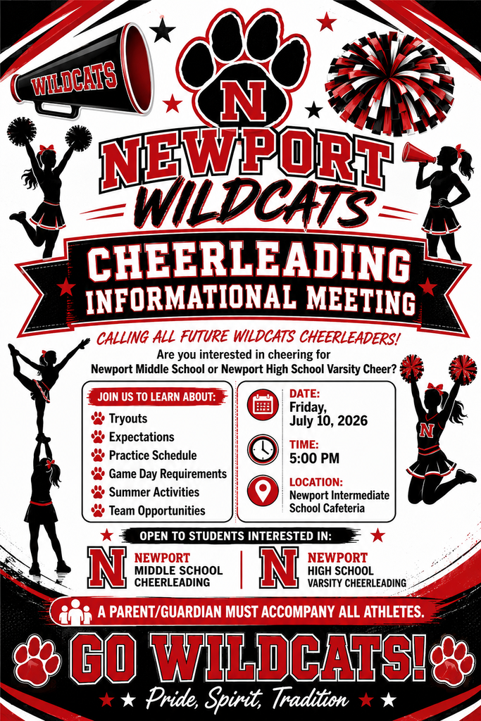 Cheerleading Info Poster (English)