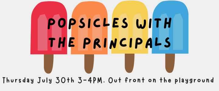 Popsicles with the Principals