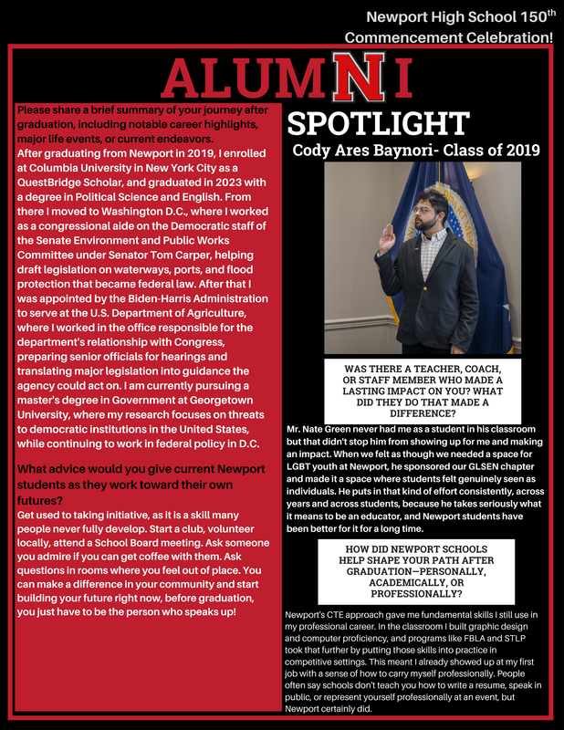 Alumni Spotlight: Cody Baynori