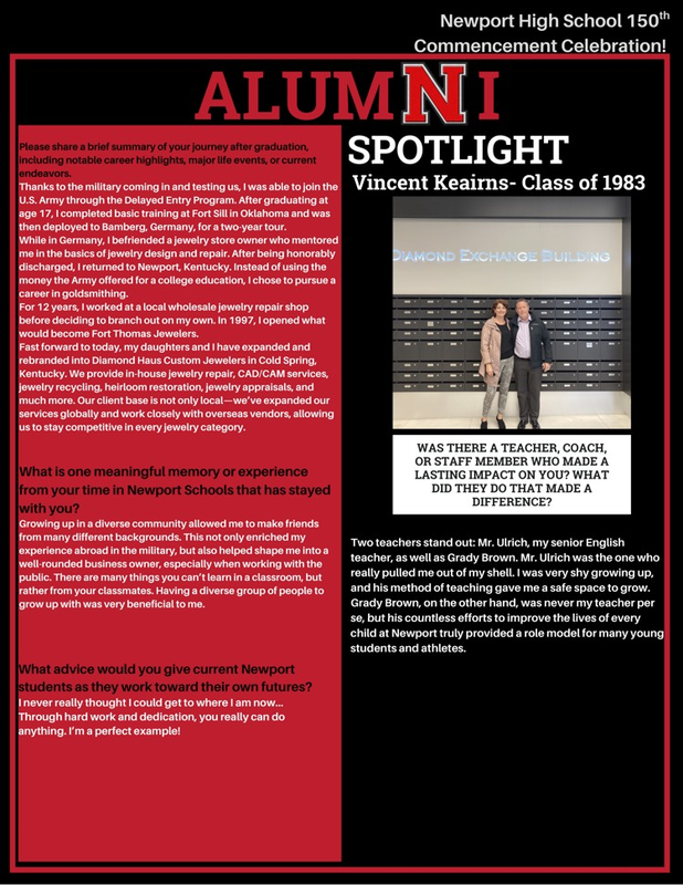 Alumni Spotlight Vince Keairns