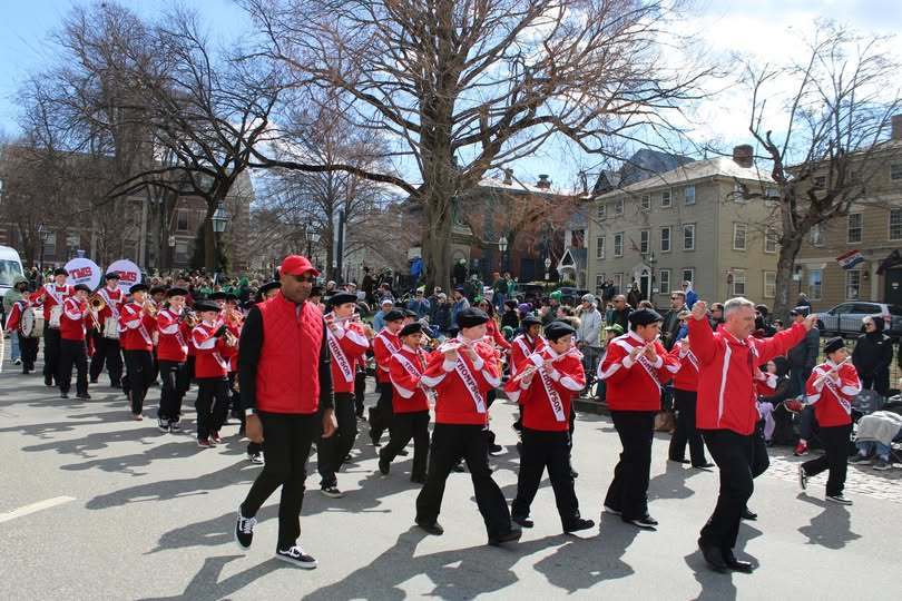 TMS Band Marches In 70th Annual Newport St. Patrick’s Day Parade☘️