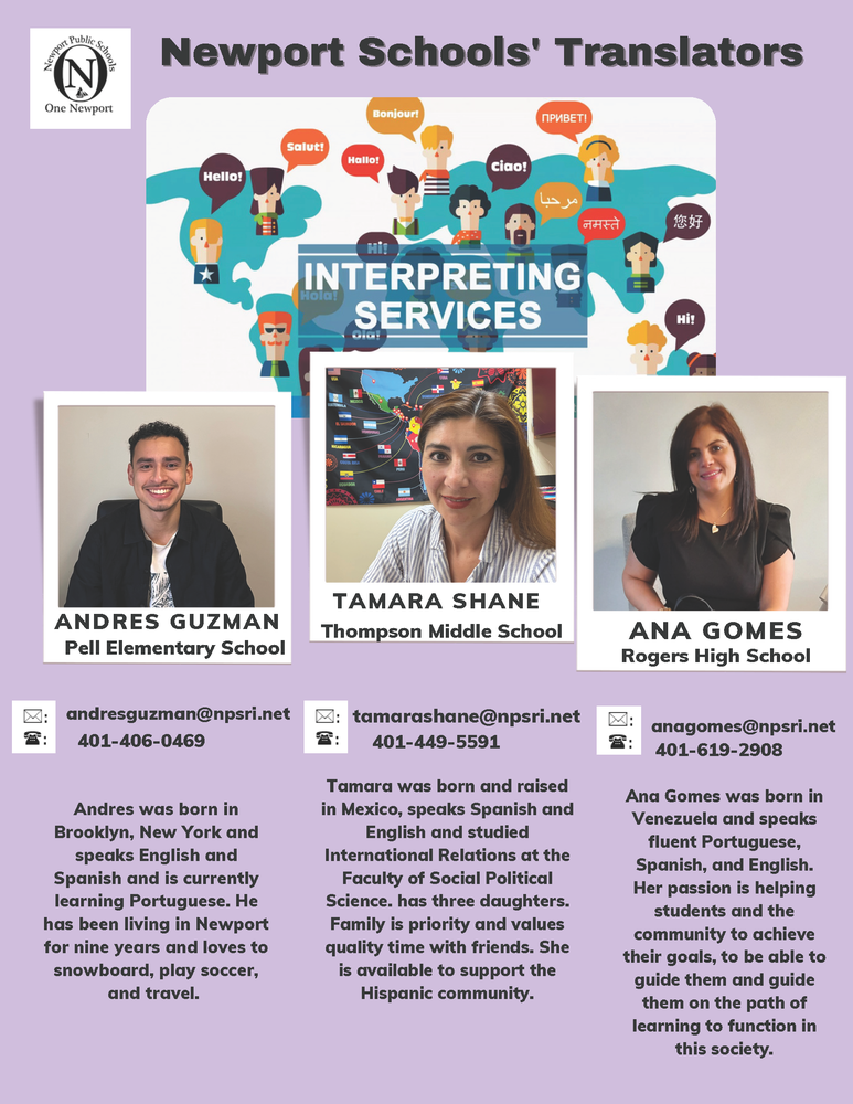 Meet  Our  Newport  Schools  Translation  Team