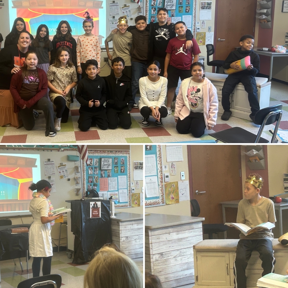 TMS  Grade  5  Students  Perform  Miracle  of  Spring  Play