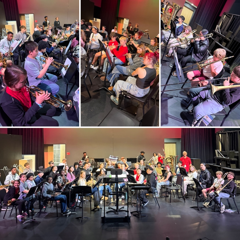 Thompson Middle School Band Visits Rogers