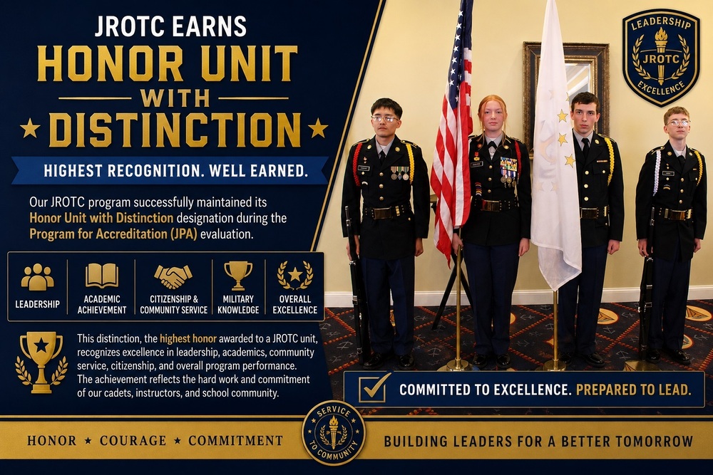 JROTC Honor With Distinction