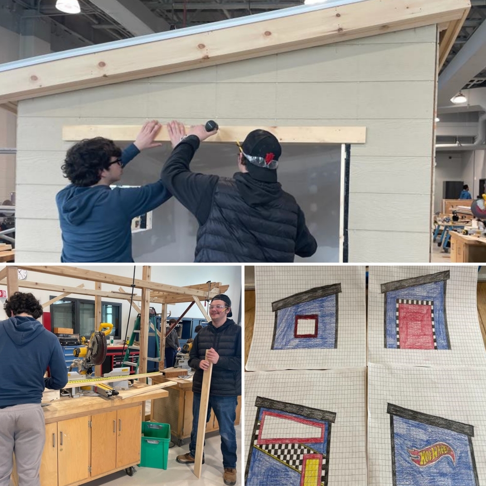 NACTC Carpentry Students Building Playhouse For Children In Need