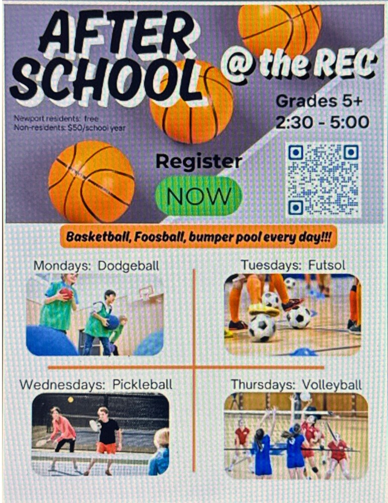 Newport Rec Center Flyer