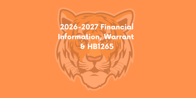 2026 2027 financial information warrant & hb1265