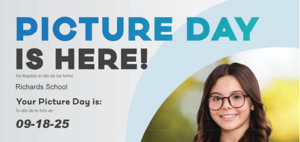Picture Day Notice with codes