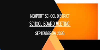 newport school district school board meeting september 24 2026