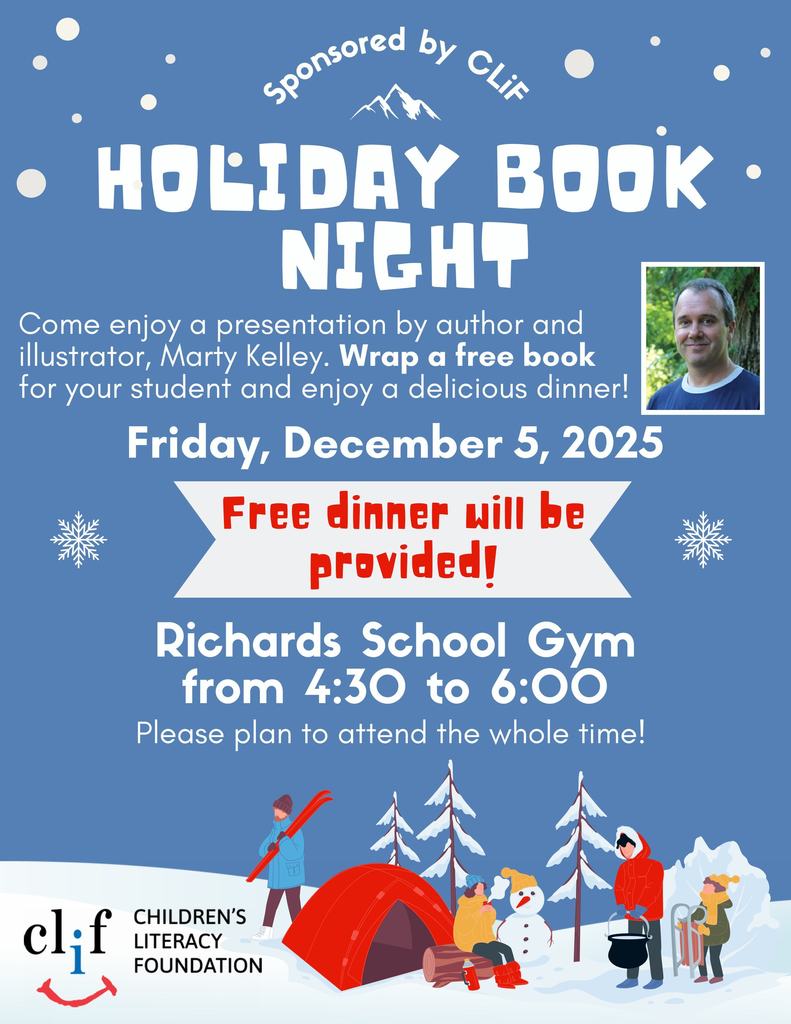 Holiday Book Night Flyer