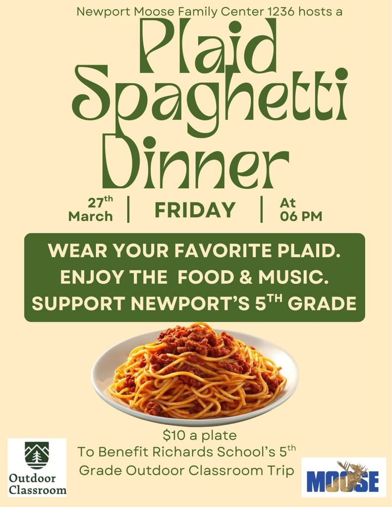 Spaghetti Dinner Flyer