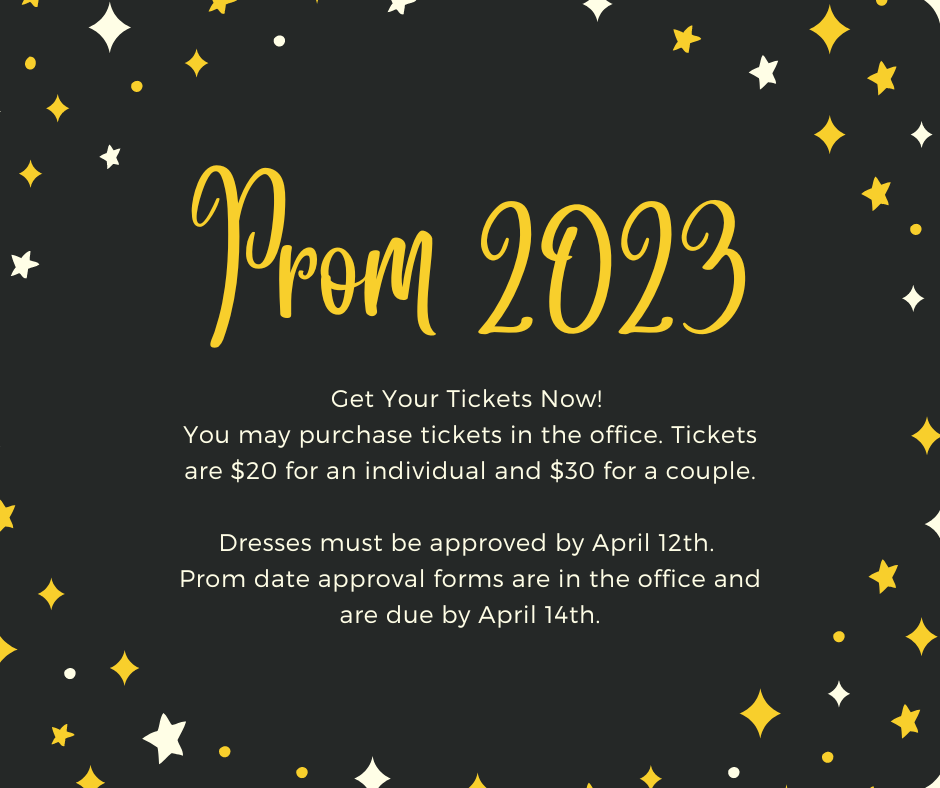 Prom 2023 Tickets