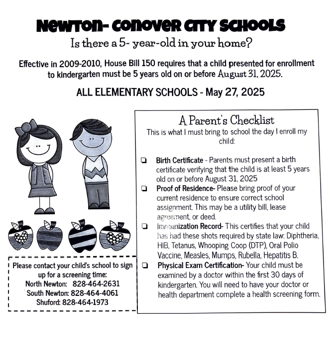 kinder registration