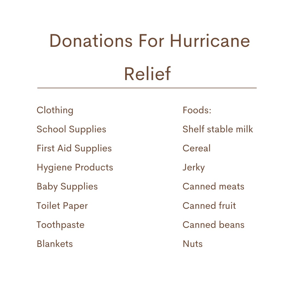 Donation Items