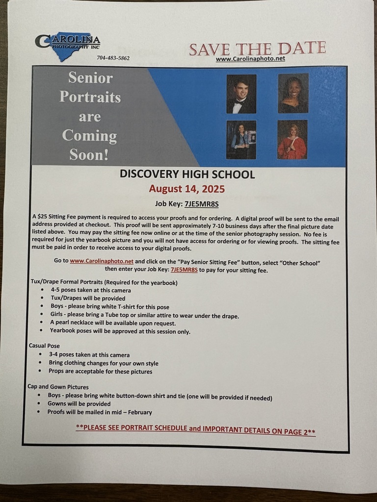 Senior Portrait flyer