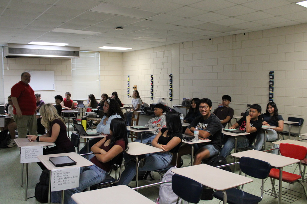 EXCITEMENT IN MR. ALLEN'S CLASS