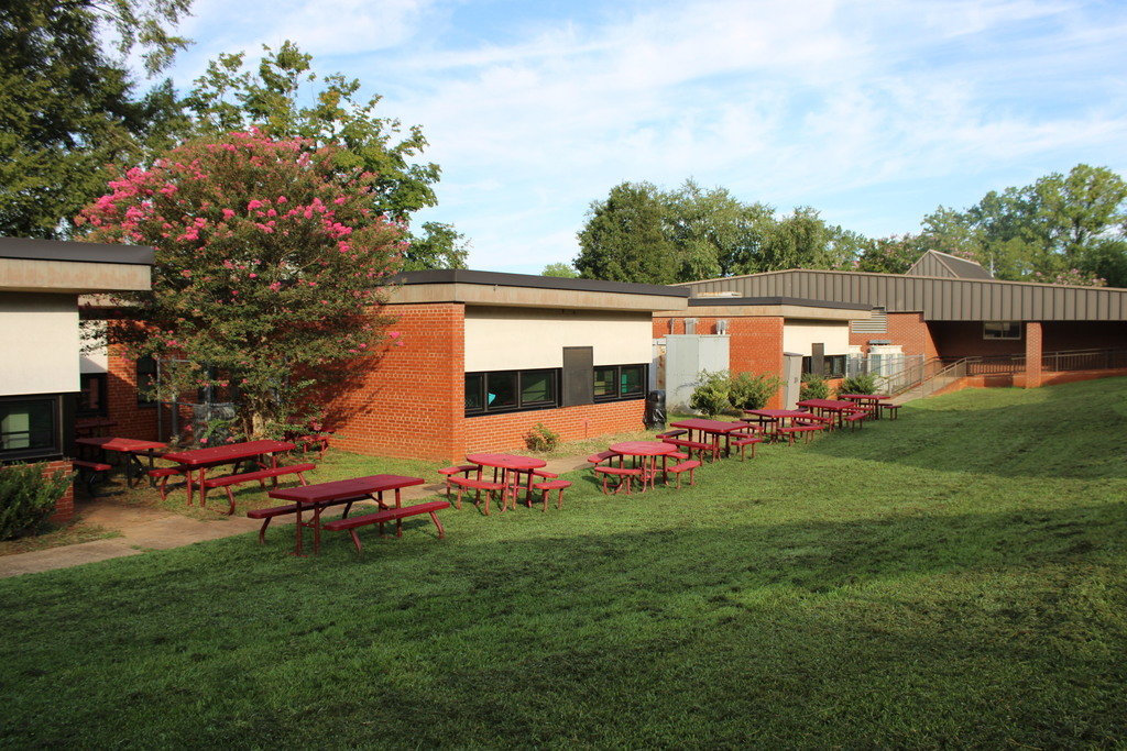 COURTYARD AWAITS AT DISCOVERY HIGH SCHOOL