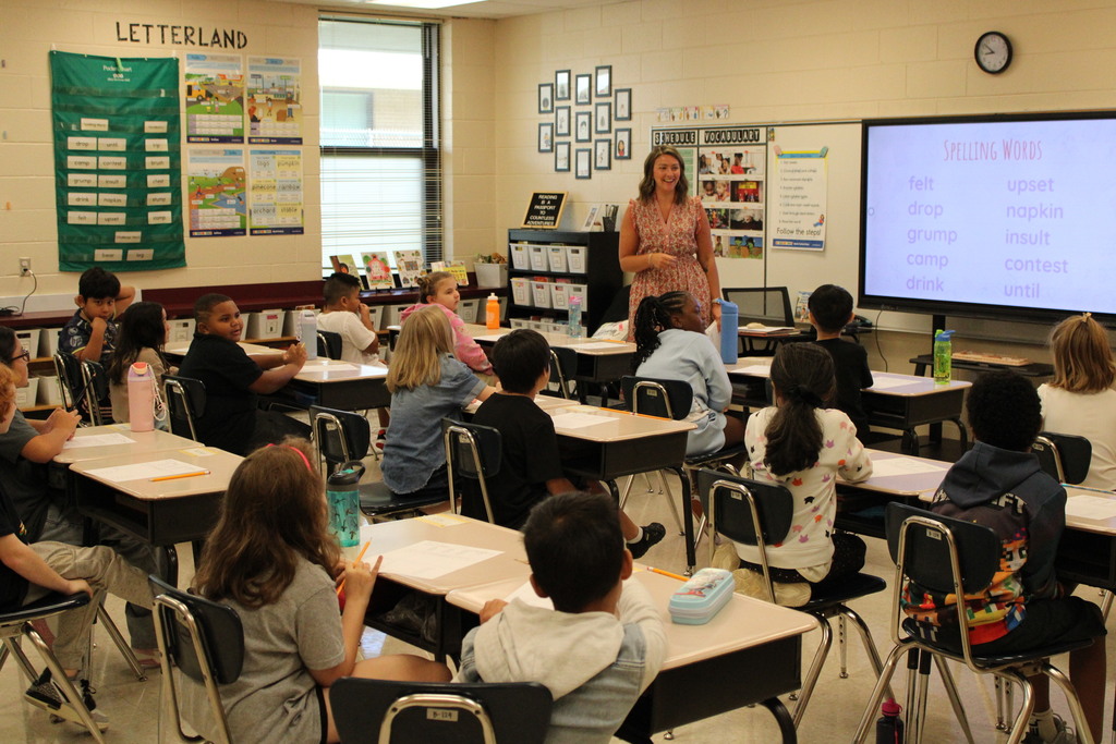 LEARNING HAS ENTERED THE BUILDING AT NORTH NEWTON