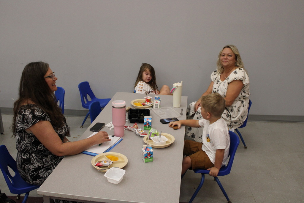 GETTING THE DAY STARTED AT CONOVER SCHOOL