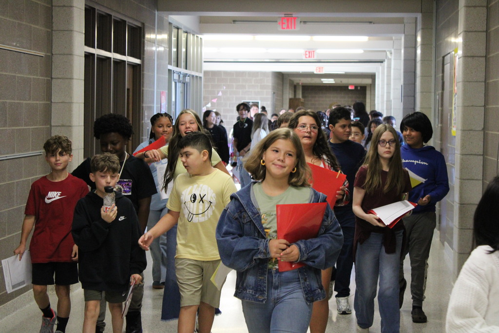 HAPPINESS IS GOING TO CLASS AT NEWTON-CONOVER MIDDLE SCHOOL