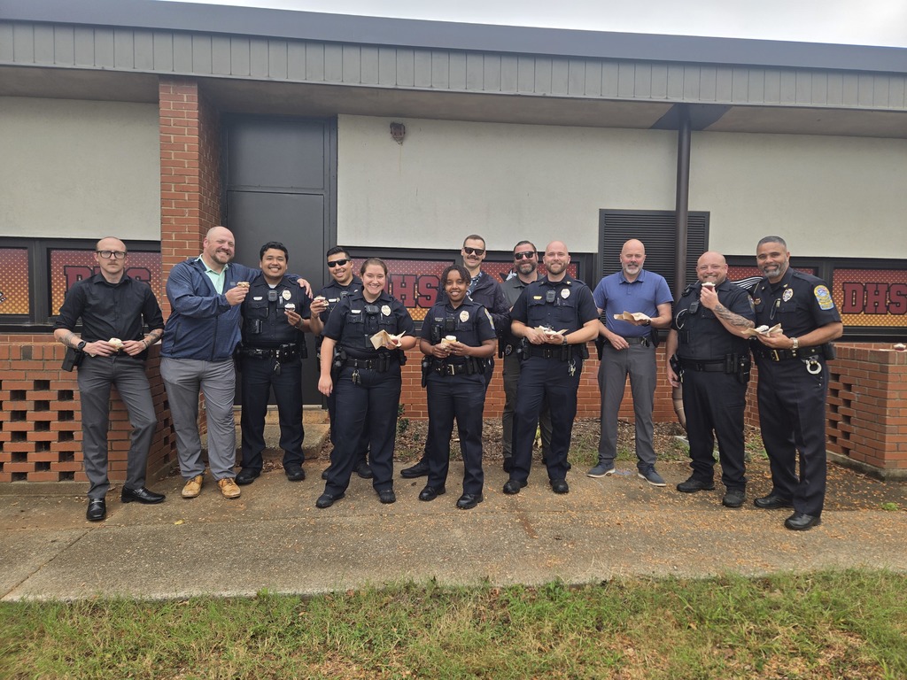 Newton PD enjoying Cupcake Day