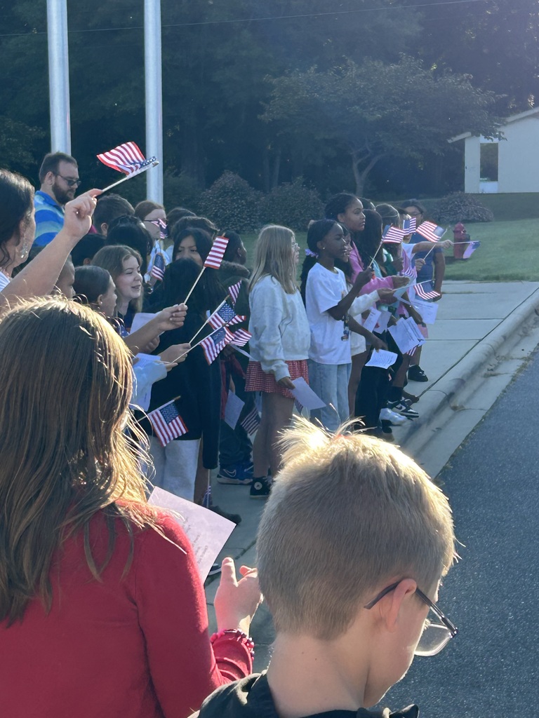 MORE STUDENTS AT THE SOUTH NEWTON 9-11 COMMEMORATION CEREMONY.