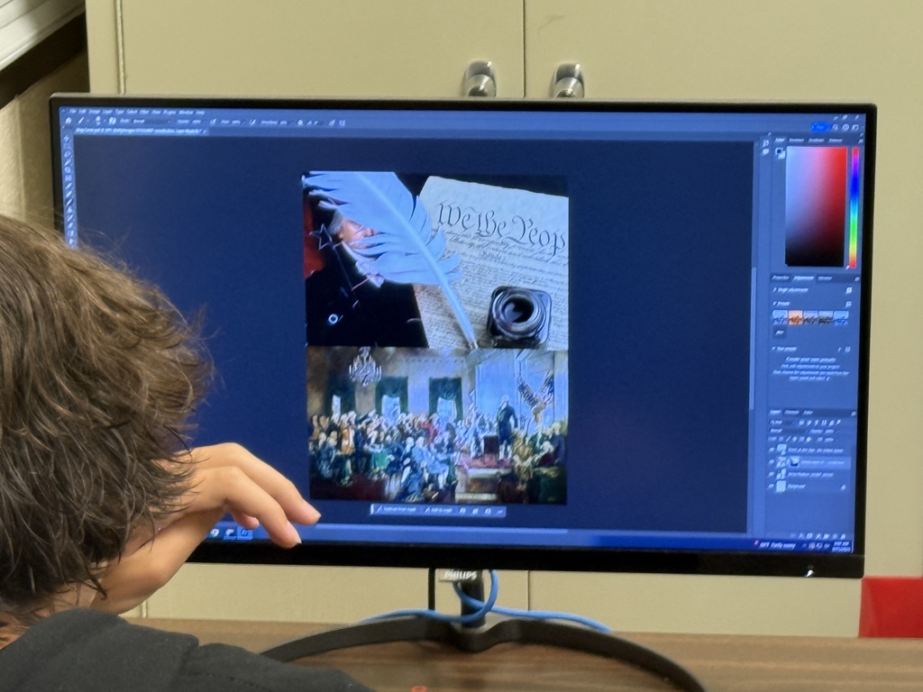AT WORK CELEBRATING CONSTITUTION DAY IN GRAPHIC ARTS