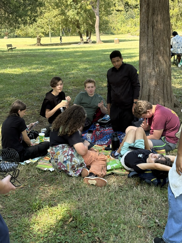 Students enjoying Park Day