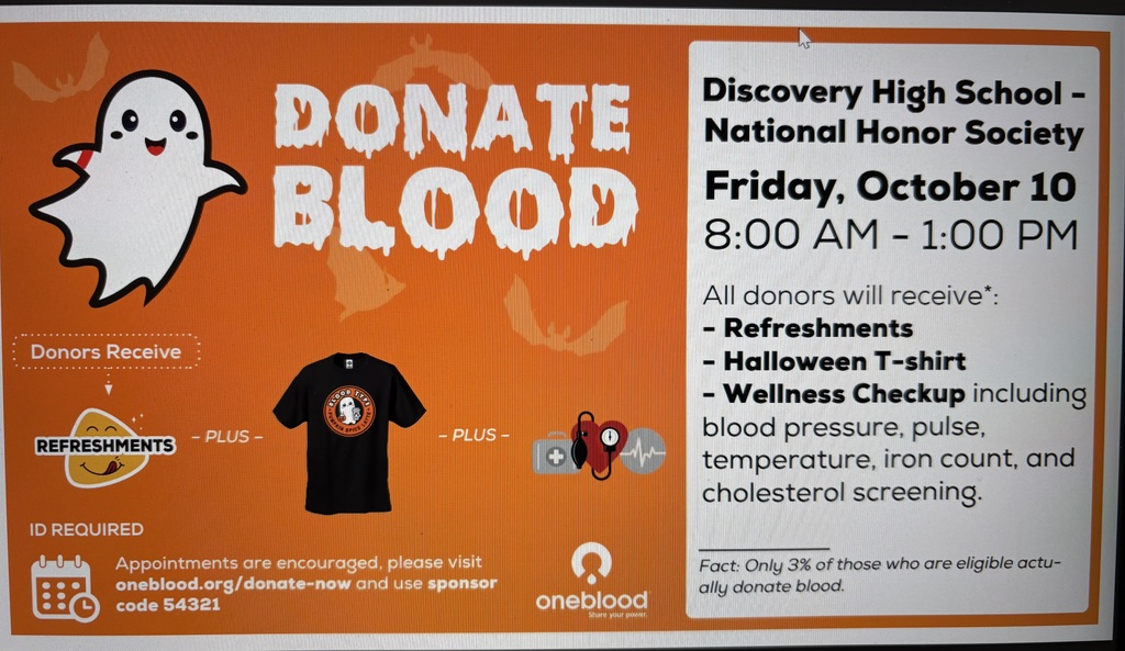 Blood drive flyer