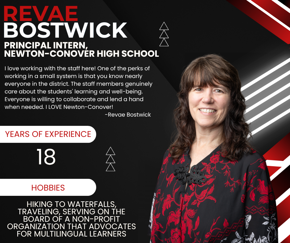 REVAE BOSTWICK PRINCIPAL INTERN NCHS