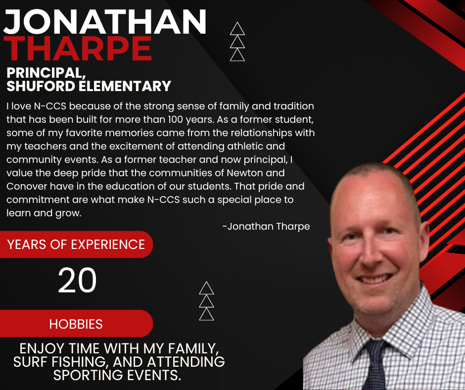 JONATHAN THARPE PRINCIPAL SHUFORD ELEMENTARY SCHOOL