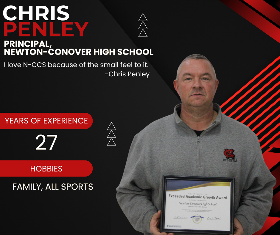 CHRIS PENLEY PRINCIPAL NEWTON-CONOVER HIGH SCHOOL