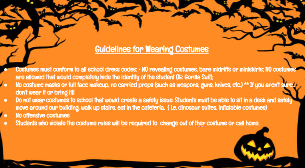 Costume Guielines
