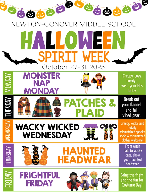 Spirit Week Schedule