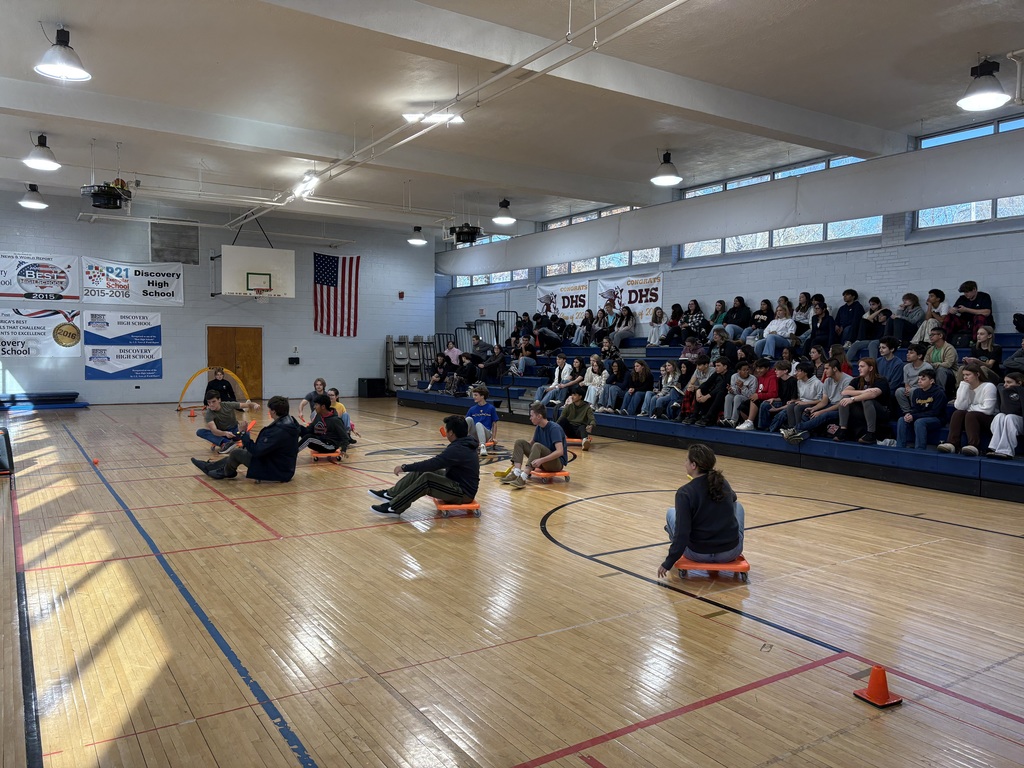 Juniors win the Scooter Hockey tournament during Community on Friday.