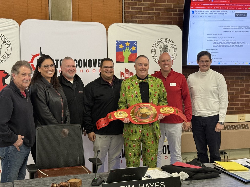 NEWTON-CONOVER CITY SCHOOL BOARD OF ED WITH DR. ARON GABRIEL